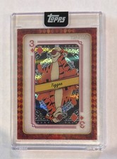 2025 Topps DISNEY Mint ‘Tigger’ Playing Card 3 of Diamonds 24/125 SSP picture