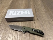 Kizer Azo Nice Guy Folding Knife D2 - Green picture