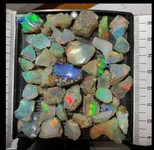 Cut Grade Opal Rough Lot AAA Grade 10 Pieces Large Size Ethiopian Welo Opal Raw picture