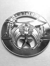 Masonic Metal Chrome Shriners Auto Car Emblem picture
