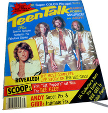 VINTAGE MAGAZINE TEEN TALK  VOL. 1  NO. 1  BEE GEES & ANDY GIBB 1978? picture