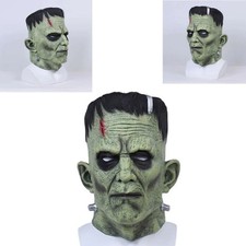 Frankenstein Mask Halloween Horror Monster Full Head Adult Costume Cosplay Prop picture