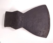 Rare Antique J. Fry Hewing Broad Axe Head Double Beveled  Weighs 6 Lbs 5 Ounces picture