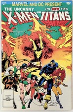 Uncanny X-Men / New Teen Titans #1 (1982) - Signed 2x by Simonson + Jones w/COA picture