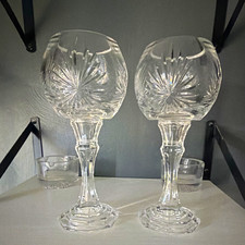 Vintage Waterford Crystal Millennium collection toasting goblets for health pair picture
