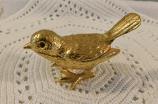 Vintage Florenza Lidded Bird Trinket Box picture