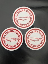 3 LAHAINA YACHT CLUB MAUI HAWAII STICKERS 3