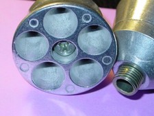 5 SHOT RATCHETING GATLING BOWL VINTAGE 1980's HEADSHOP TOBACCO USE w/THREAD FIT picture