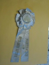 1958 Valley Hunt Club Horse Ribbon picture