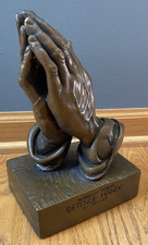 Vintage Brower Albrecht Durer's Betende Hande Praying Hands Statue 1960 Esco 10