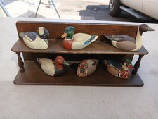 Vintage 1983-1984 Avon Collector Duck Series – Complete Set of 6 w/shelf picture
