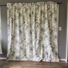 Vtg Burlington Drapes “Country Cottage Floral “ 6 Panels 41”x85 3/4” picture