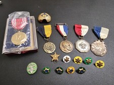 Huge Vintage Boy Scout Lot You Get It All. Badges, And Pins picture