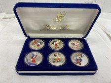 Disney 75 Years With Mickey Mouse (6) 1 oz. .999 Silver Proof Medallions picture