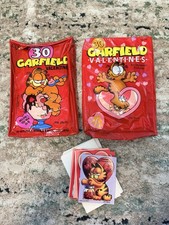 Vintage 1978 NOS Packages x 2 of Garfield Valentine Cards Jim Davis picture