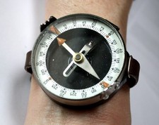 USSR Soviet Russian Military Adrianov Compass Hand Wrist Ship from Texas #80 picture