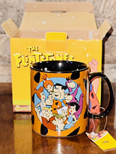 Vintage Westland Giftware The Flintstones Family Photo 14oz Mug MINT IN BOX Tag picture
