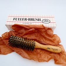 Fuller Hair Brush Oak Club Wood Handle 10004 Genuine Pure Boar Bristle NEW VTG picture