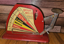 Vintage Brower Mfg. Co Jiffy Way Advertising Egg Scale Quincy IL picture