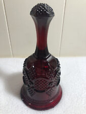 Vintage AVON Cape Cod Ruby Red Hostess Bell 6.75 picture