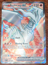 Reshiram ex 158/086 Ultra Rare White Flare 2025 NM Pokemon TCG picture