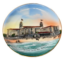 NEW BREAKERS HOTEL - Palm Beach FL FLORIDA Antique Souvenir China Dish Plate picture
