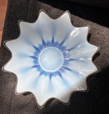Vintage Fostoria Heirloom Line, 10” Diameter, Shallow, Footed Dish/Tray picture