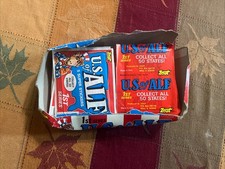 1987 US of Alf Original Open Box Of 41 Sealed Packs Of 5 Super Stickers By Zoot picture