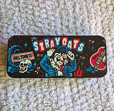 The Stray Cats Fall Tour 2025 Collectible Tin, New,  Contains (6) Guitar Pics picture