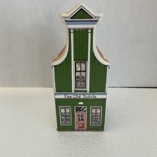 Vintage Polychroom Hand Painted Holland The Old Dutch House Village Ceramic picture