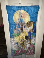 Vintage 1990s Disney Beauty and the Beast Sleeping Bag picture