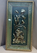 Vintage Spring Metalcraft 3D Embossed Seasons Wall Hanging Four Seasons picture