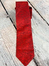 Disney Balancine The Tie Works Red Tie Hidden Mickey Mouse Faces picture