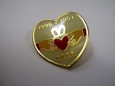 Vintage S.O.O.B. Claddagh Pin 1996-1997 Irish Heart Hands Crown Enamel Lapel Pin picture