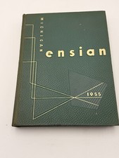 1955 University of Michigan Michiganensian Yearbook  Ann Arbor Students Sports picture