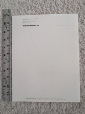 Salomon Brothers Stationery/ Letterhead – Crane’s Crest Watermark picture