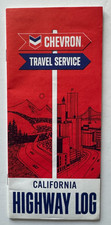 Vintage 1965 Chevron Gas Travel California Highway Log Booklet Brochure picture