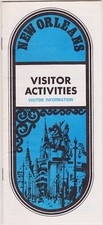 1970's New Orleans Louisiana Visitor Activities Brochure picture