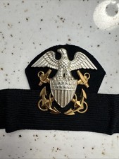 GENUINE U.S. NAVY CAP DEVICE: OFFICER - MOUNTED picture