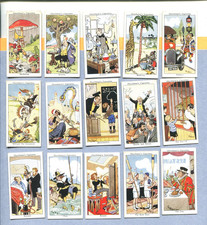 1937 W. A. & A. C. CHURCHMAN LTD. HOWLERS 15 TOBACCO CARD LOT picture