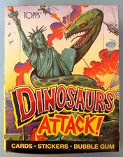 VINTAGE - 1988 - TOPPS - DINOSAURS ATTACK - UNOPENED BOX - 48 packs/box picture