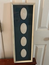 Vintage Neoclassical Framed Grand Tour Plaster Intaglio Set picture