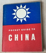 1943 WW2 US Military Pocket Guide to China WWII War Department picture