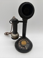 Early 1900's Stromberg Carlson Rory-Dial Candlestick Telephone ~ Displays Well picture