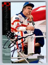 Morgan Shepherd Autographed 1995 Upper Deck NASCAR Racing Card #17 Signed picture