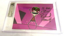 Richard Horvitz voice of Invader Zim signed autographed 5x7 photo Beckett BAS picture