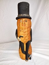 VTG MR MISTER PEANUT PLANTERS PAPER MACHE FIGURAL CONTAINER ADVERTISING 1930's picture
