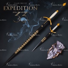 47” Gustave Noahram Sword Set Expedition 33 Full Metal 1:1 Metal, Ship From USA picture