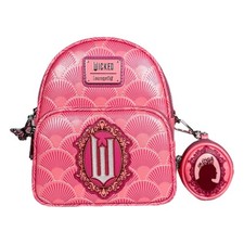 Wicked Glinda Convertible Exclusive Loungefly Mini Backpack NWT picture