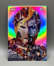 2026 Topps Neon Marvel:  Iron Man #MU-1 Marvel Murals - Tristan Eaton Case Hit picture
